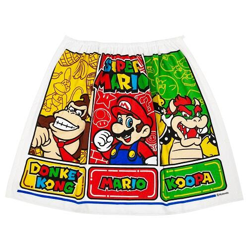 マリオｘドンキ―コング ラップタオル 80cm