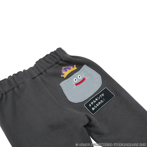 ドラクエベビー＆キッズ ジョガーパンツ メタルキング(ブラック×95cm)