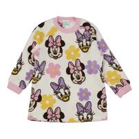 Disney ディズニー 珊瑚フリースパジャマ ミニー 総柄 ピンク&times;95cm