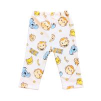 おさるのジョージ あったかフリースパジャマ 総柄 イエロー&times;95cm