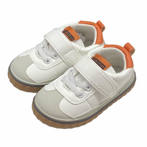 ワンベルトシューズ フォクシングテープ ホワイト×13.0cm