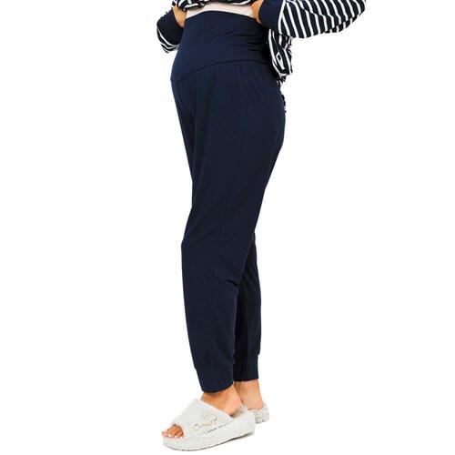 ふんわりやわらからくちんパジャマ(ネイビー×M-L)