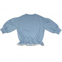 【Sophitica × tsumashi1118さん】Disney アナと雪の女王 裏毛トレーナー ブルー×110cm ベビーザらス限定