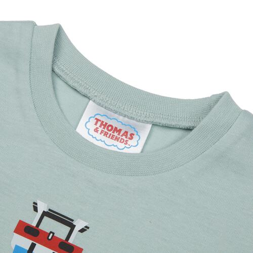 THOMAS トーマス 長袖Tシャツ 天竺 集合 ミント×95cm ベビーザらス限定