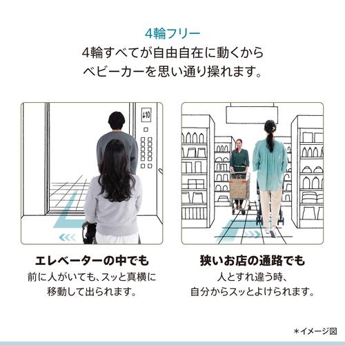 Aprica ラクーナ クッション フリー AF セピアベージュ 1カ月頃～3歳頃