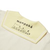 monpoke モンポケ トレーナー 衿付き ピカチュウ ナチュラル&times;110cm