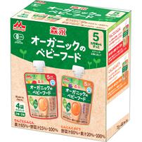 森永 オーガニックのベビーフード 4袋入りパック【離乳食 ベビーフード】【5カ月～】