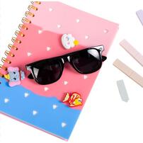 キッズサングラス スクウェア ブラック