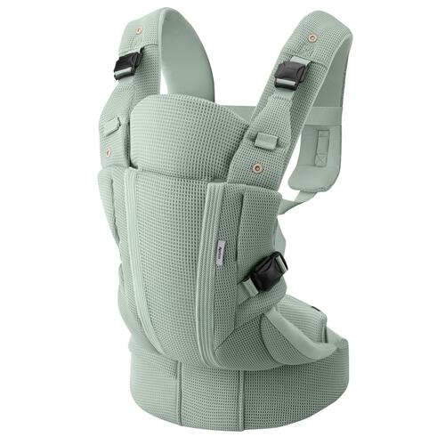 Aprica アップリカ ラクリス AB (グリーンティント) 抱っこ紐 新生児タテ対面抱っこ タテ対面抱っこ 前向き抱っこ おんぶ 腰らくサポート 簡単装着 生後14日後～3歳頃まで