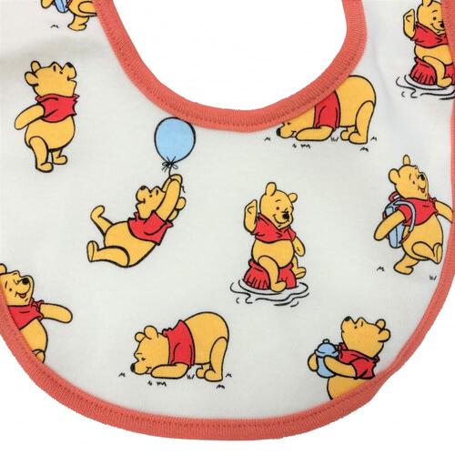 ディズニー 丸型スタイ 2枚組 総柄 プー ベビーザらス限定