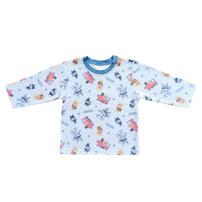 ANPANMAN アンパンマン ニットキルトパジャマ 総柄 サックス×100cm ベビーザらス限定