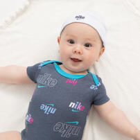 NIKE ナイキ ベビー3点セット (NN0904-U6B)(ブルー×60-70cm)