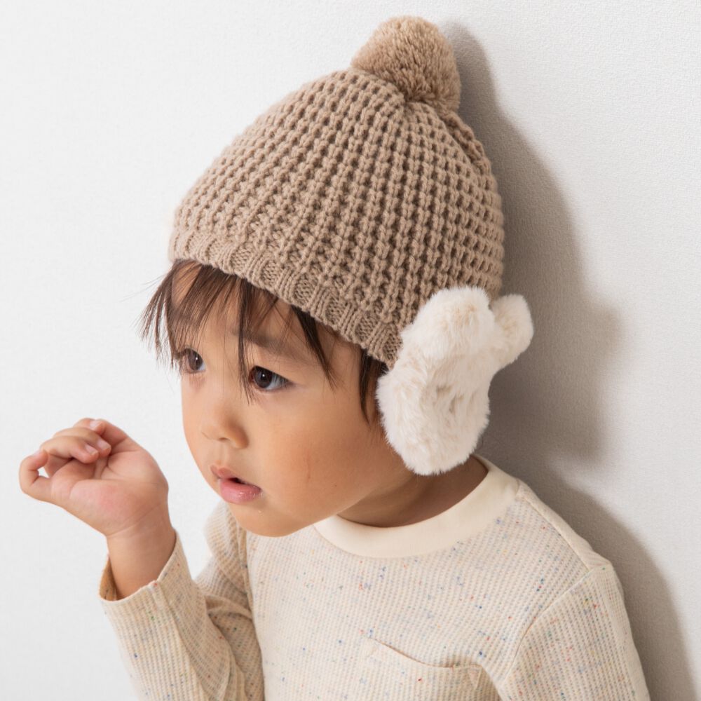 シコロ付きクマニット帽子 ベビーザらス限定 | マタニティ・ベビー用品