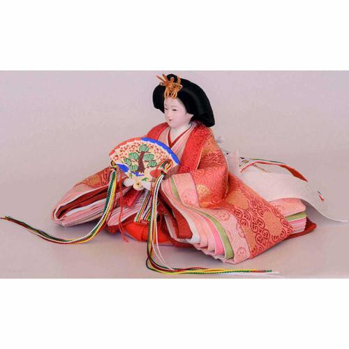 【雛人形】親王飾り「御簾付屏風枝桜刺繍」 (605859)ひな人形 ひな祭り お雛様 おしゃれ【メーカー直送】