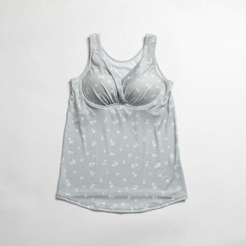 Petit jouet for Maternity プティジュエット マタニティブラキャミ ダークボタニカル(グレー×L MU) ベビーザらス限定