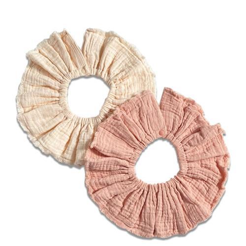 360度スタイ 2枚組 ガーゼ(ピンク×F) ベビーザらス限定