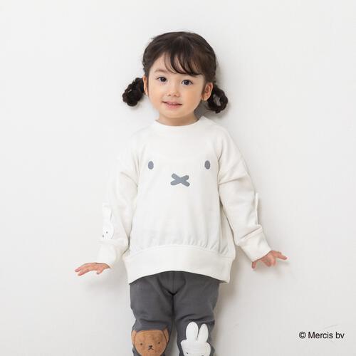 ミッフィーソデアップリケトレーナー ナチュラル×80cm ベビーザらス限定