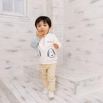 RAT-A-TATR ラッタッター デイリーパンツ レギンス ストレッチフライス(イエロー&times;90cm)