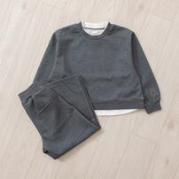 【Babies&ldquo;R&rdquo;Us&times;】機能性おばけ ドライスウェット ワイドパンツ グレー&times;140cm