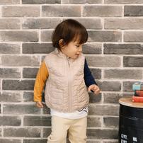 RAT-A-TATR ベスト クマ柄キルト ベージュ×100cm ベビーザらス限定