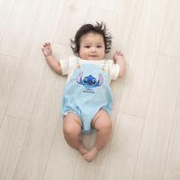 Disney ディズニー 半袖ボディスーツ 吊りブルマ風 スティッチ サックス&times;70cm ベビーザらス限定 赤ちゃん 出産準備 出産祝い ベビー服 子供服