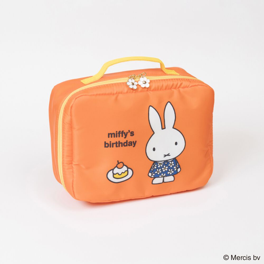Miffy マルチポーチ バースディ オレンジ×FREE ベビーザらス限定