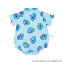 ドラクエベビー＆キッズ 甚平ロンパース スライムぴぴぴ ブルー&times;80cm