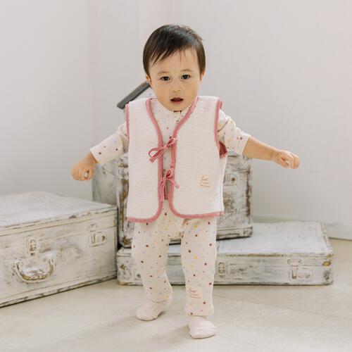 【FirstCloset×mioさん】 リバーシブルベスト スムス×シープボア ベビーザらス限定