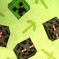 マインクラフト 天竺長袖パジャマ＋半袖Ｔシャツセット パジャマ グリーン&times;130cm ベビーザらス限定