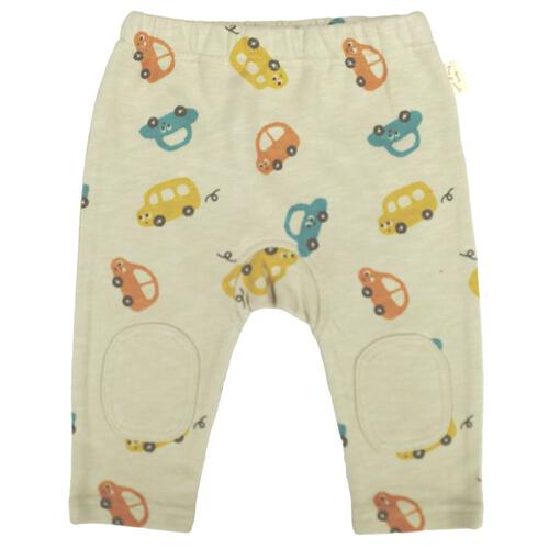 モンキーパンツ インレイ クルマ ベージュ&times;90cm 赤ちゃん 出産準備 出産祝い ベビー服 子供服