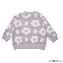 ミッフィーソウガラプリントトレーナー ラベンダー×90cm ベビーザらス限定