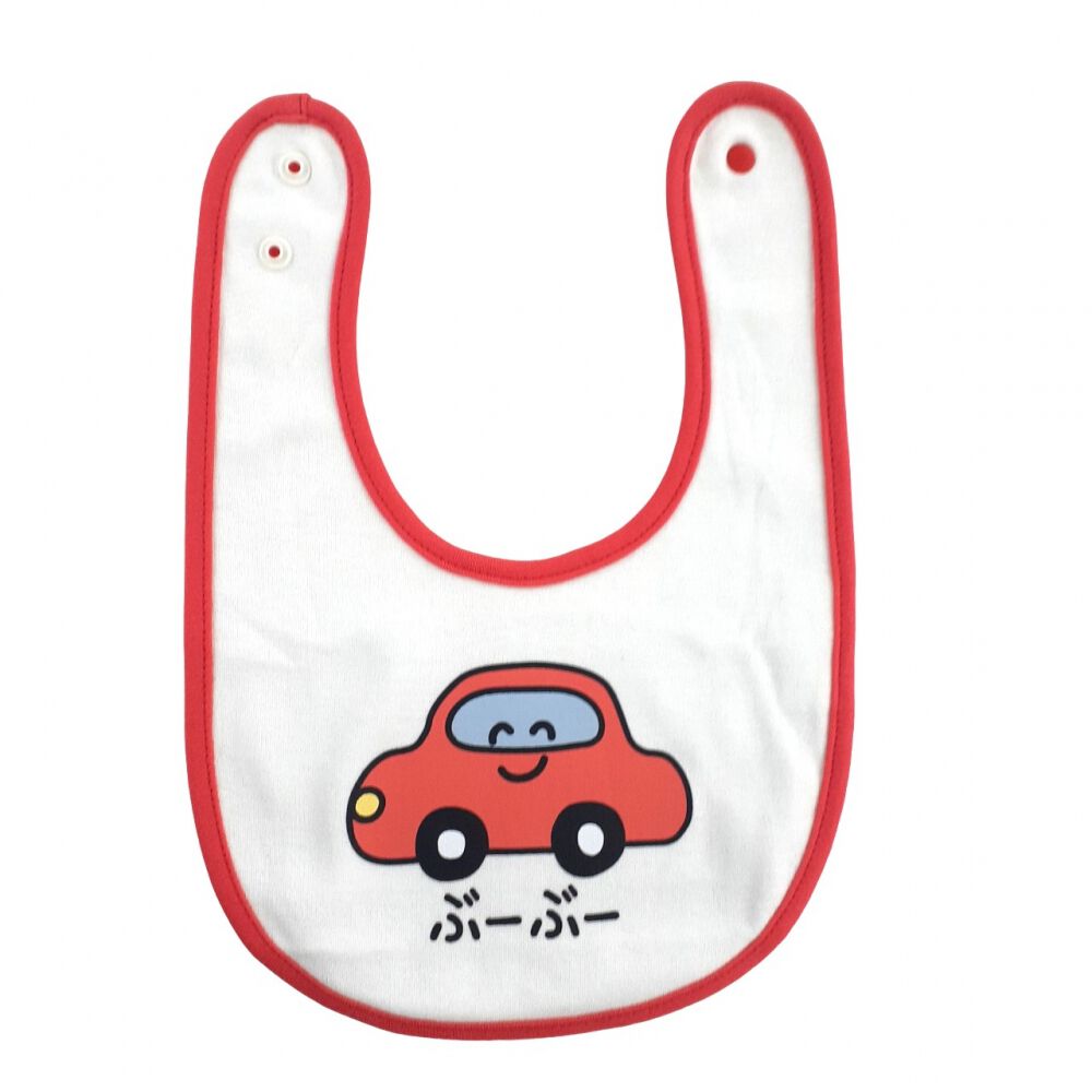 おえかきさん スタイ2枚組み ベビーのようきゅう(ホワイト×FREE