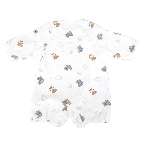 miffy ミッフィー boris ボリス 長袖フィットオール ベロア ホワイト×60-70cm ベビーザらス限定