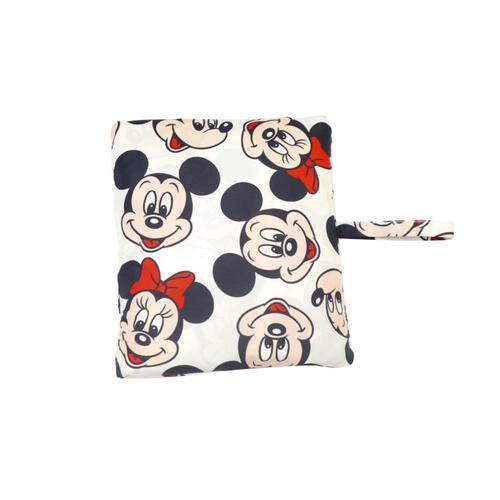 ベビーザらス限定　ディズニー ミッキー＆ミニー レインポンチョ ポケッタブル 総柄