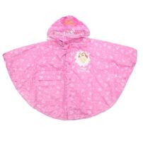 ディズニー プリンセス レインポンチョ ティアラ付き ポケッタブル 総柄 ベビーザらス限定