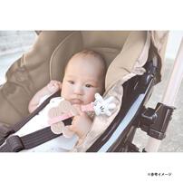 ミッキーマウス おしゃぶり＆トイホルダー (ピンクベージュ)