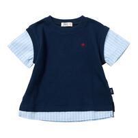 POLO BCS レイヤード風半袖Ｔシャツ ネイビー&times;80cm  ベビーザらス限定