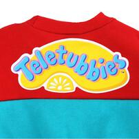 【お1人様1点限り】【テレタビーズ】袖配色トレーナー レッド×90cm