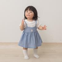 miffy ミッフィー キャミソール付き半袖ロンパース 総柄メッシュ シャンブレー サックス&times;70cm ベビーザらス限定 赤ちゃん 出産準備 出産祝い ベビー服 子供服
