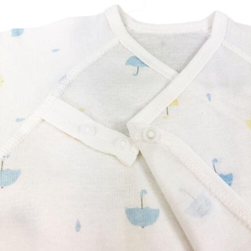 短肌着 わんこ×雨傘柄 2枚組(ホワイト×50-60cm) ベビーザらス限定