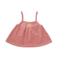 monpoke モンポケ 長袖ロンパース キャミワンピ付きピンク×70cm ベビーザらス限定