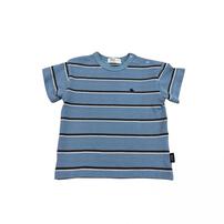 POLO BCS 鹿の子マルチボーダーＴシャツ サックス&times;90cm ベビーザらス限定 赤ちゃん 出産準備 出産祝い ベビー服 子供服