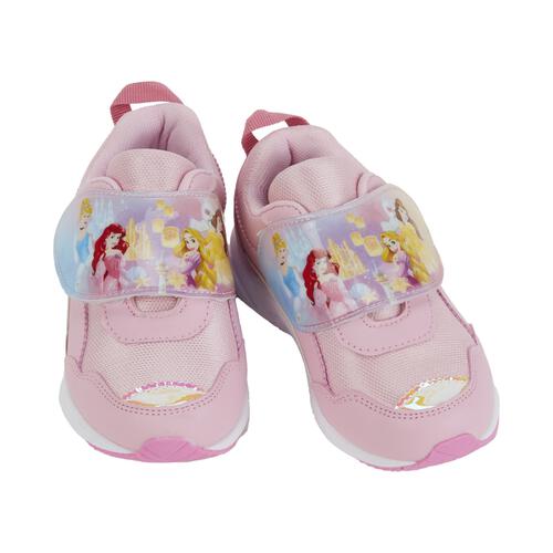 Disney ディズニー ベルトスニーカー ディズニープリンセス ピンク&times;17.0cm