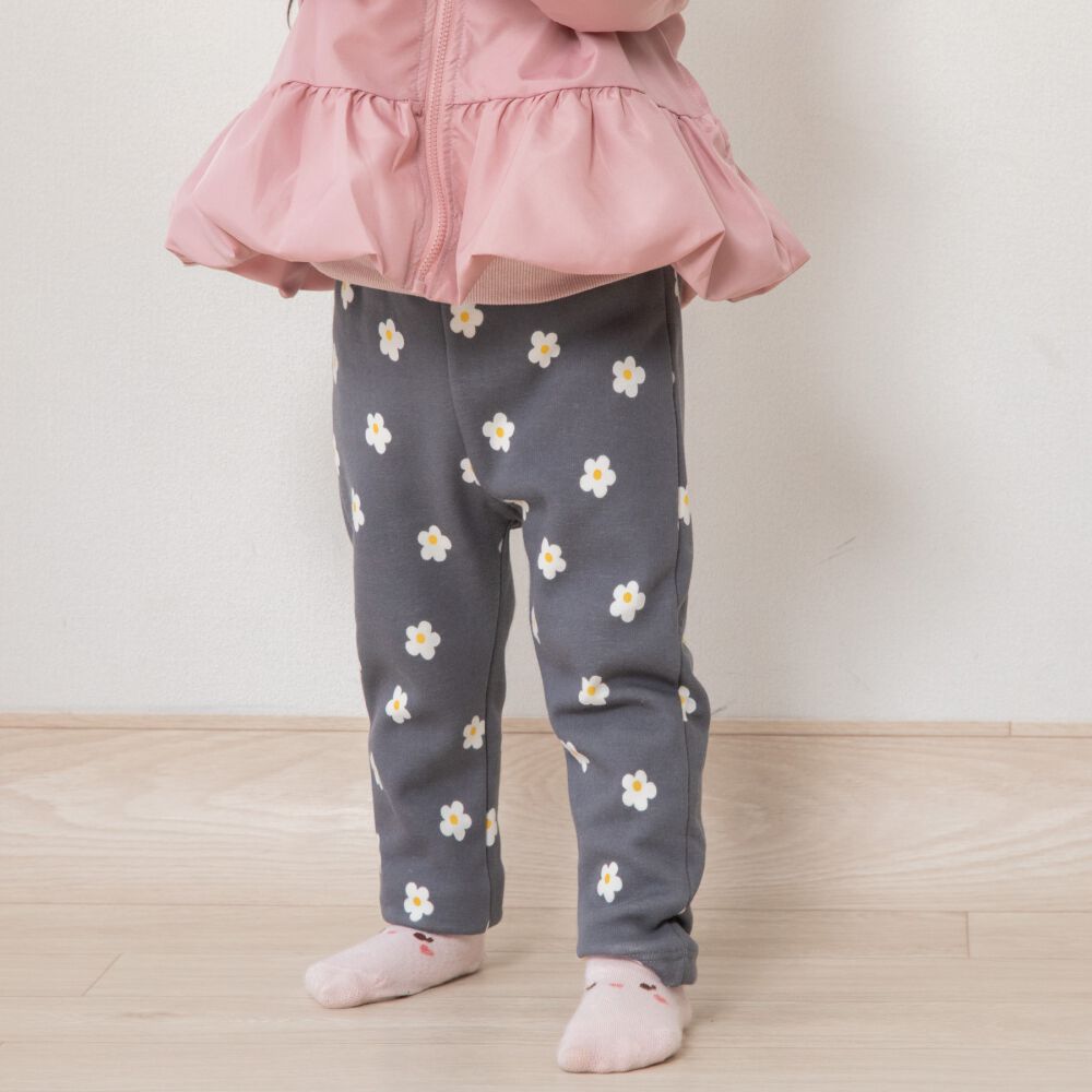 新品未使用タグ付きアンパンマン 裏シャギーパンツ　チャコールグレー