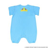 ドラクエベビー＆キッズ 半袖フィットオール キングスライム(ブルー×70-80cm)