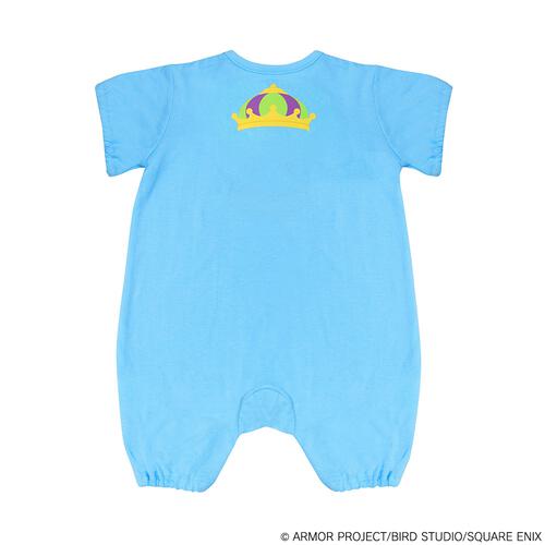 ドラクエベビー＆キッズ 半袖フィットオール キングスライム(ブルー×70-80cm)