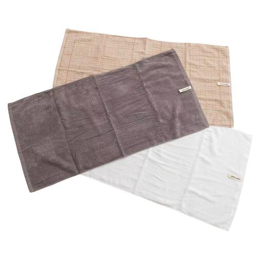 湯上りバスタオル 3枚組 ベージュ&times;フリー ベビーザらス限定