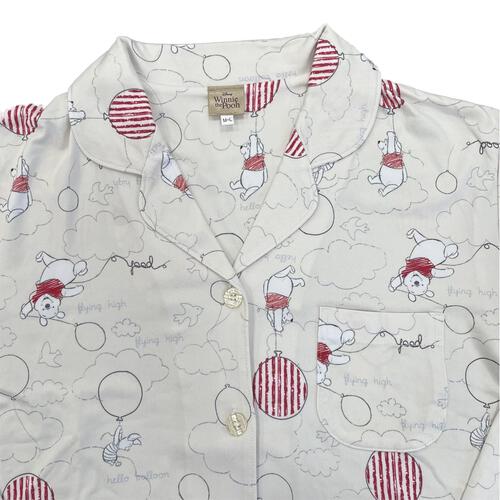 Disneyマタニティ長袖パジャマ ストレッチ天竺 プー(ナチュラル×M-L) ベビーザらス限定