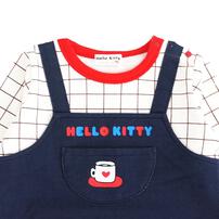 SANRIO サンリオ キティ 長袖レイヤードフウカバーオール ベージュ&times;70-80cm ベビーザらス限定