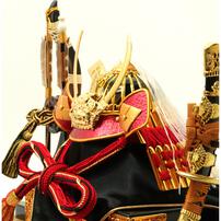 【五月人形】兜ケース飾り「武田信玄彫金格子」（538112）トイザらス・ベビーザらス限定【メーカー直送】